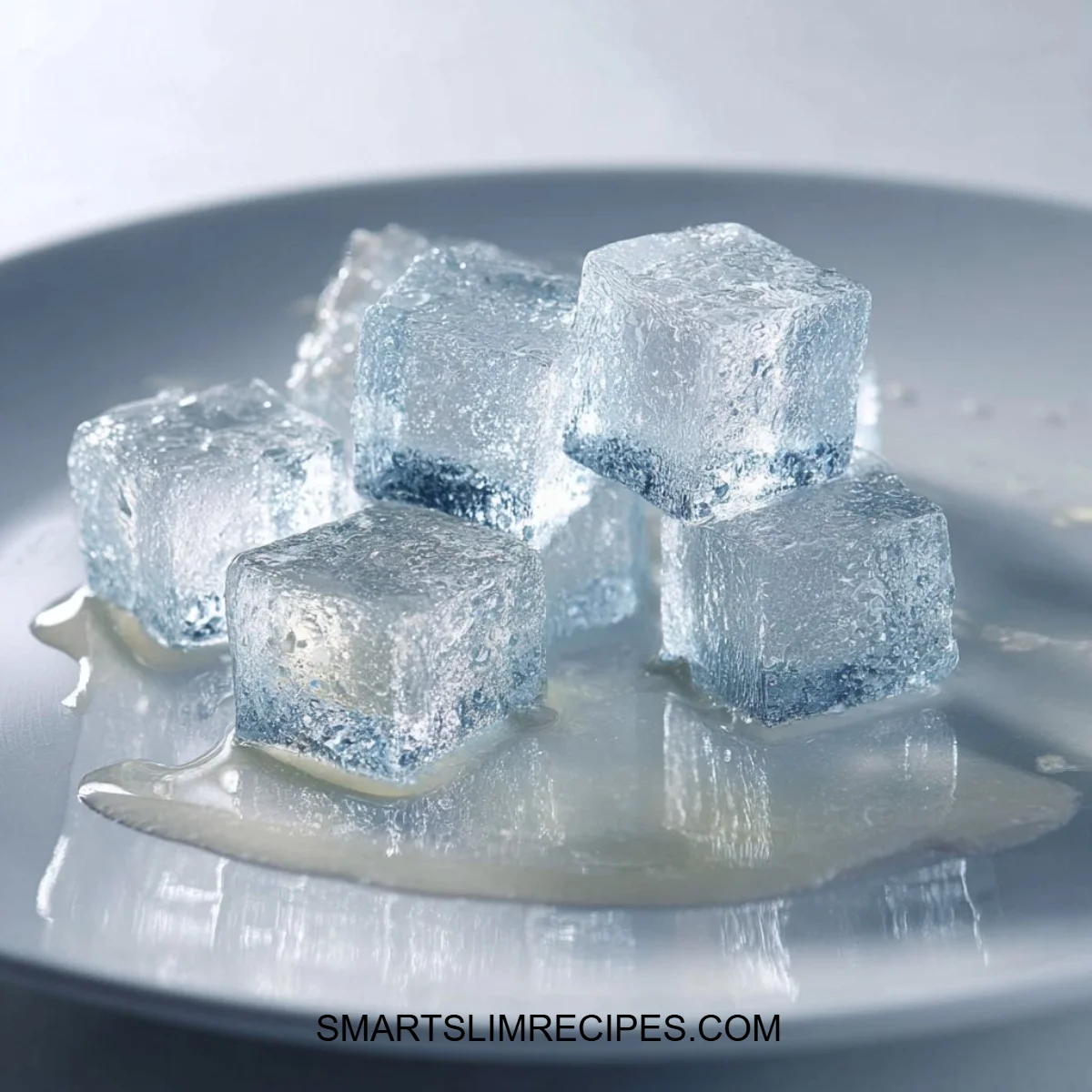 Colorful clear gelatin treats in assorted shapes for festive occasions