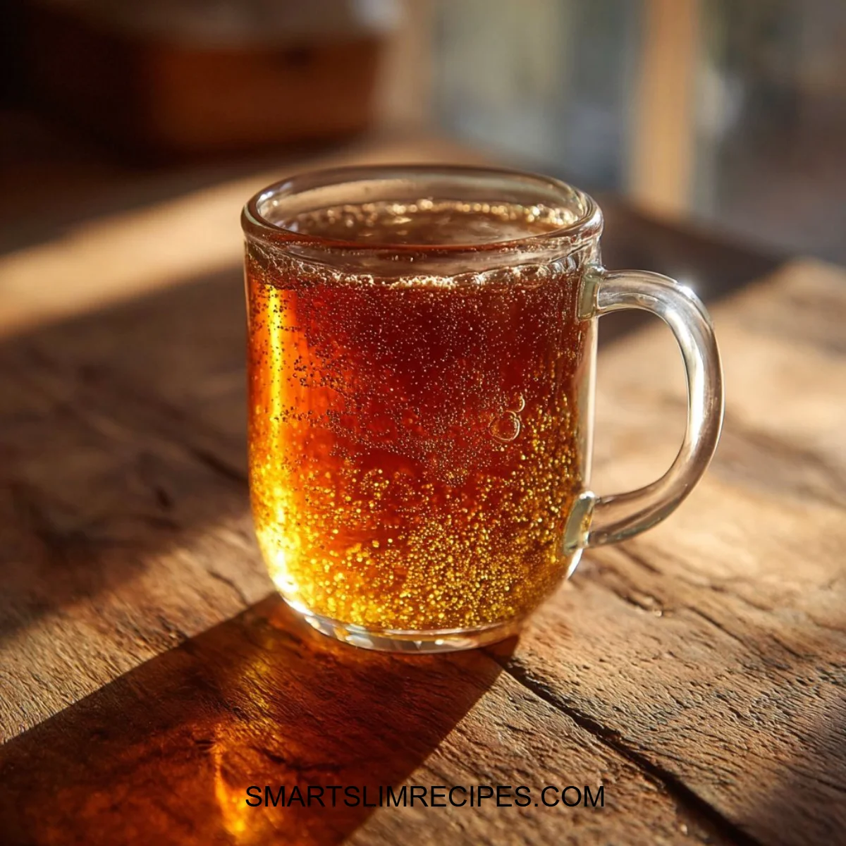 Refreshing Gelatin Burn Trick Drink recipe for weight loss and metabolism boost.