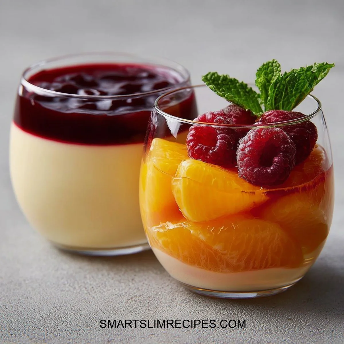 Substituting gelatin with agar in a dessert recipe preparation